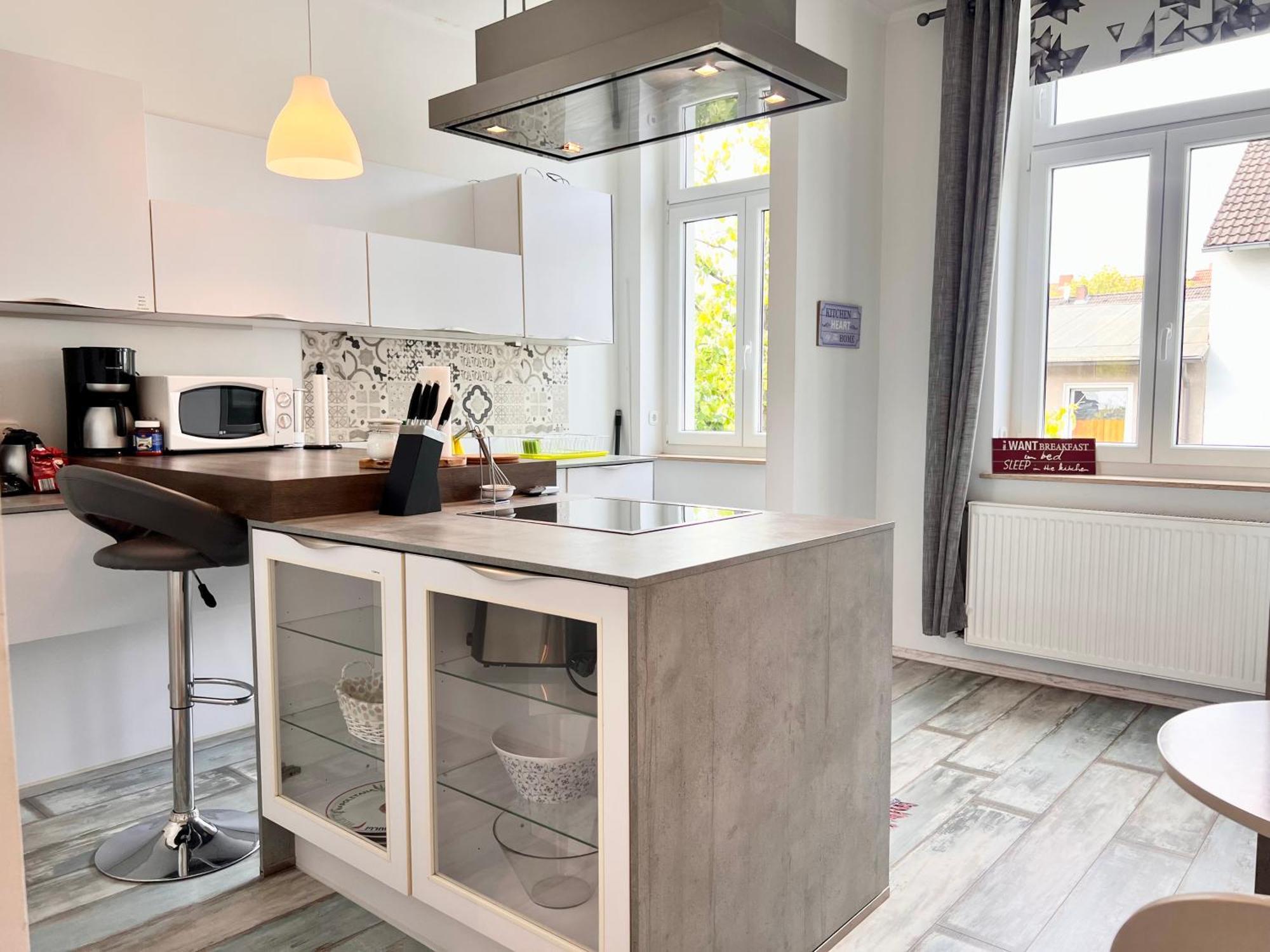 London Suite Fuer 4 Mit Kueche Und Wifi Essen Exterior foto